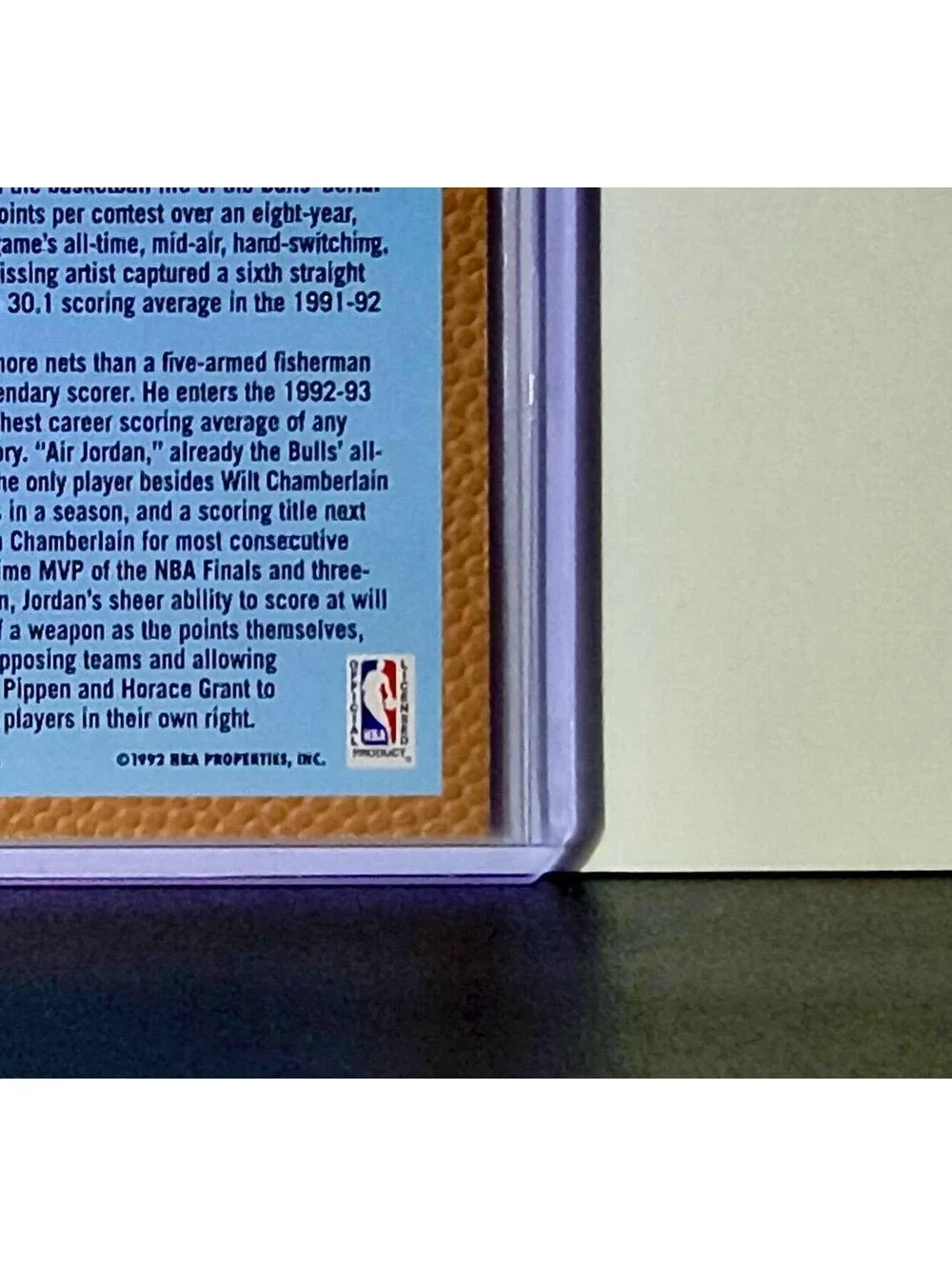 Michael Jordan 1992-93 Fleer League Leader #238 Basketball Card Chicago Bulls